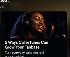 Phone and music content